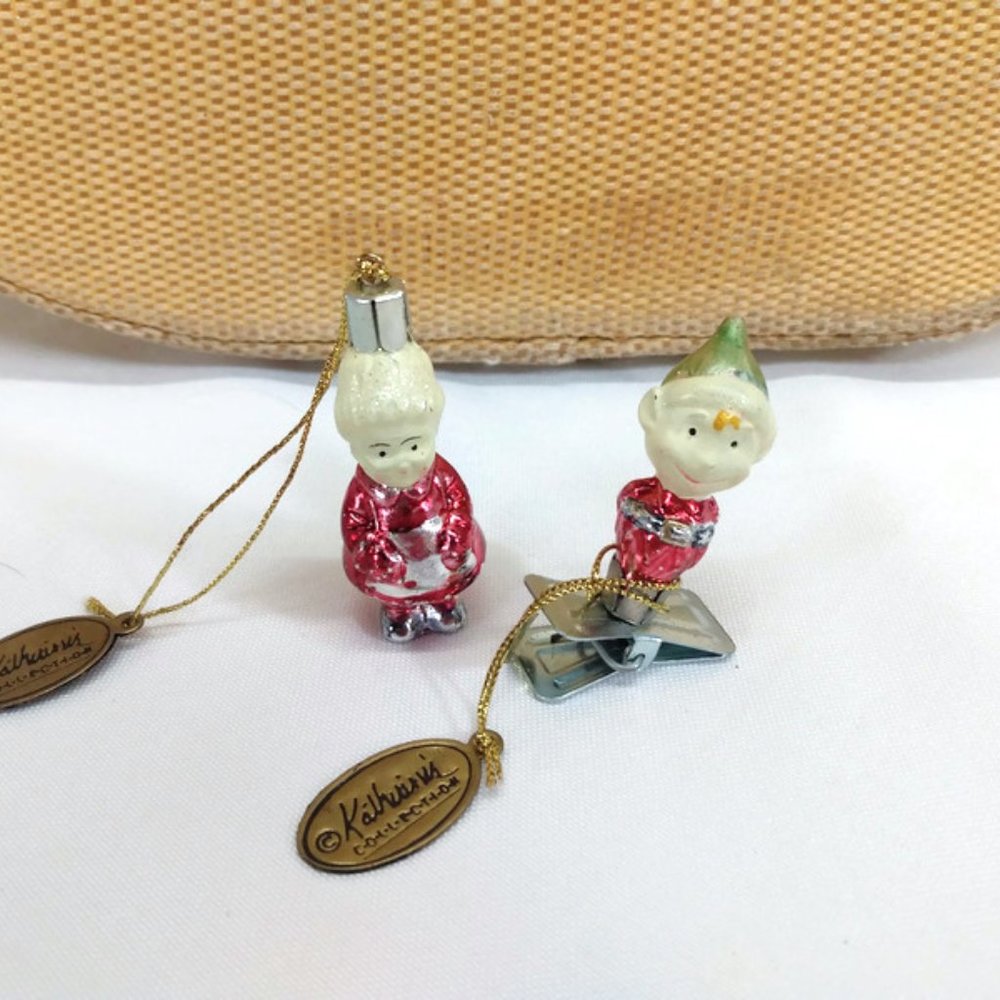 Katherine's Collection LOT OF 2 Mrs. Santa Elf
